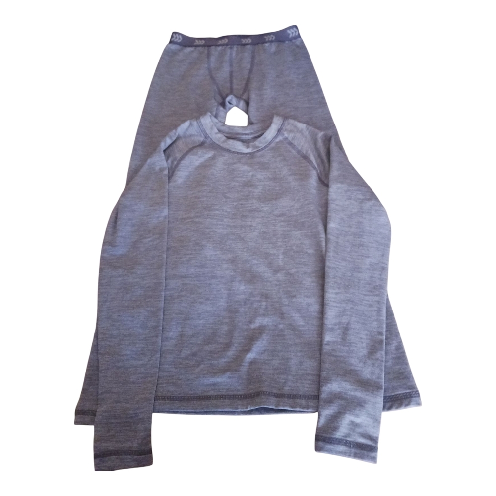 NWOT BOYS All-in Motion Active Wear Set Gray Long Sleeve Tee With Pants SIZE 6/7